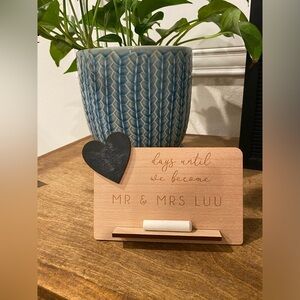 Wedding date countdown